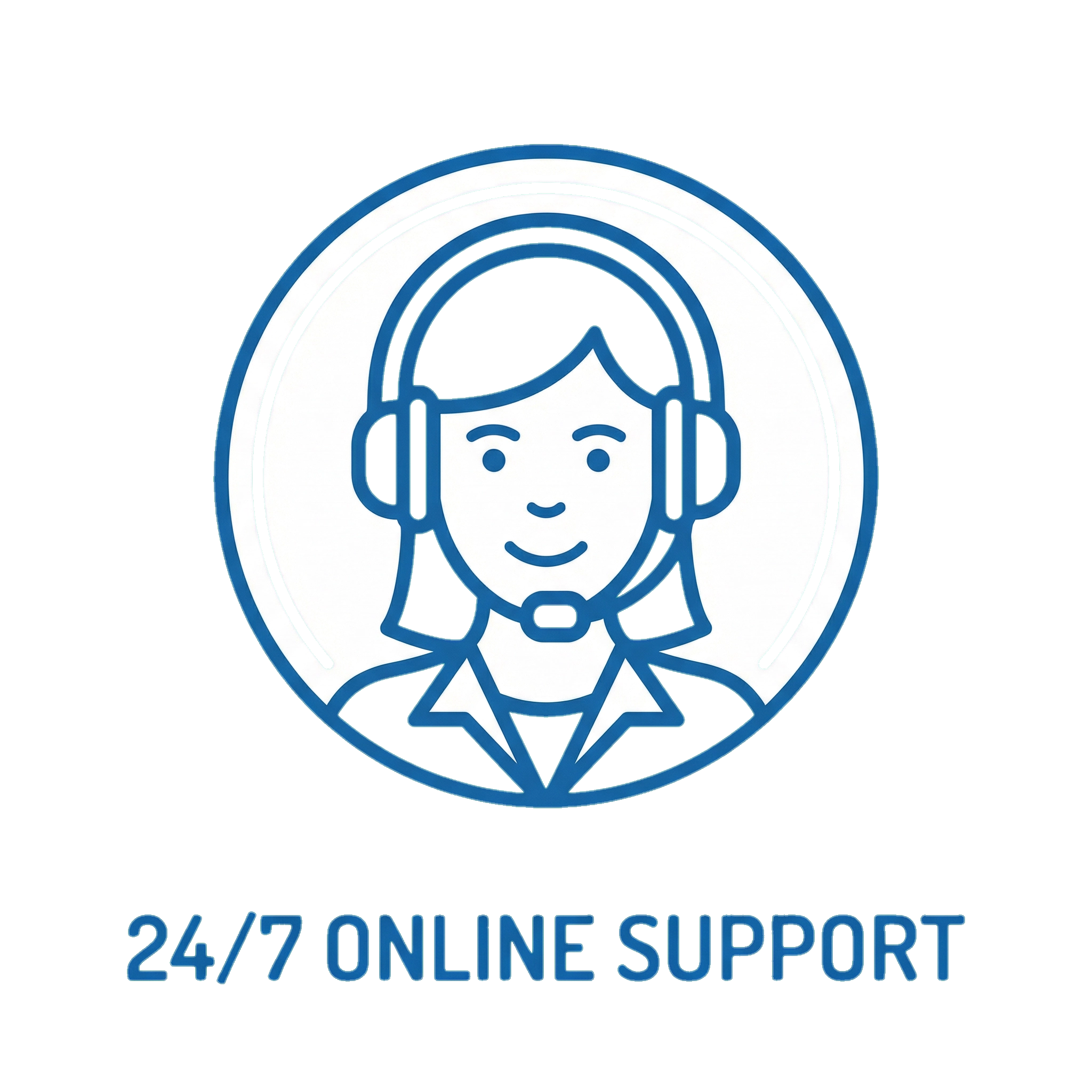 24小时在线客服支持